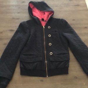 Marc by Marc Jacobs black sweater jacket hoodie
